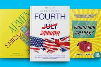 do book cover design, ebook cover design for amazon KDP, and more
