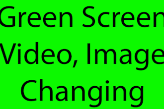 change/edit your Green Screen Video/Image/Picture/Photo background