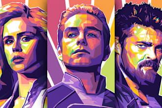 make a beautiful wpap pop art portrait