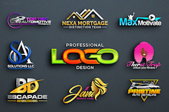 do modern minimalist business logo design for your brand