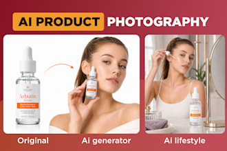 create realistic ai product photos, edits, and lifestyle images