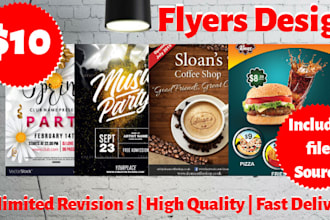 do an awesome professional flyer design