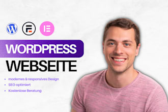 ich erstelle ihnen eine webseite mit wordpress