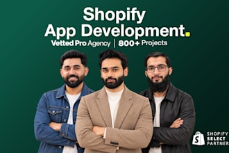 be your shopify app developer for custom shopify app development