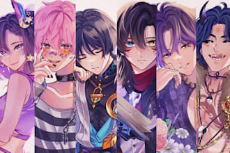 draw your original character with my style