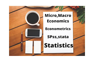 assist you online in an economics task, statistical analysis