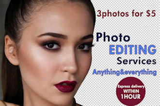 do photoshop editing photo retouching and enhancement