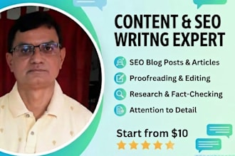 write research based, engaging, and SEO optimized content