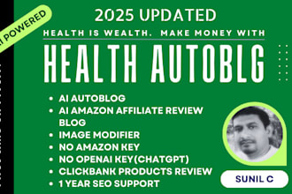 create unique and profitable health autoblog with wordpress