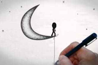 create this Christmas Intro sketch Video w/ your text and Logo