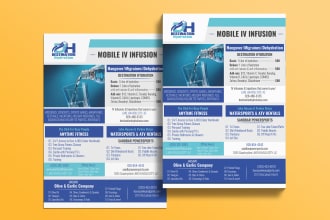 design creative flyer or marketing materials