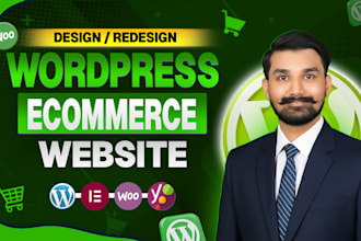 create wordpress ecommerce website or woocommerce website
