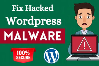 recover hacked wordpress site,remove malware,virus