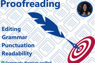 proofread and edit your scientific paper, article, or more