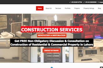 develop a wordpress website with theme with on page SEO
