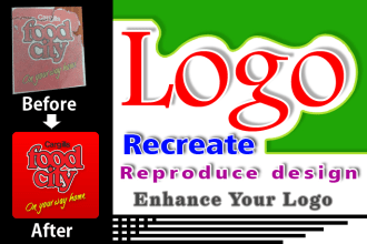 edit logo, redesign, recreate, graphic