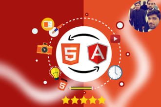 convert HTML into angular