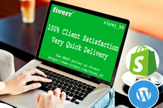 fix errors, edit and customize of wordpress and shopify
