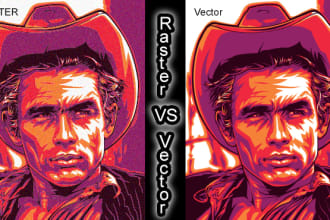 vector trace 300dpi in 2hrs professionally redraw