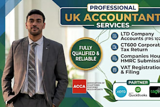 prepare UK limited company accounts and ct600 tax return