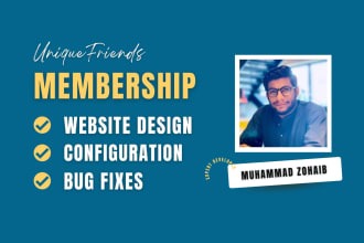 create professional membership wordpress websites