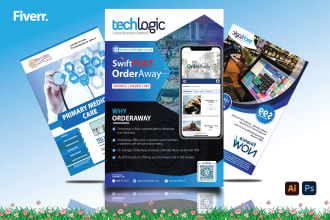 do a urgent professional flyer or brochure