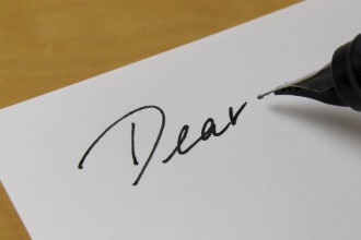 write your love, apology and appreciation letters
