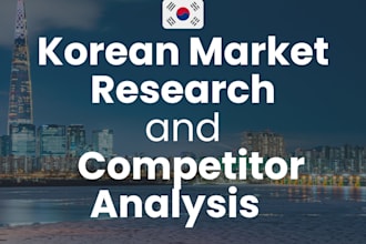do korean market research and competitor analysis