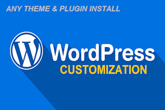 install configure or customize wordpress theme