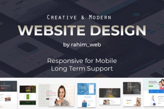 build responsive wordpress website, webshop and blog