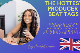 create the best british female producer tags