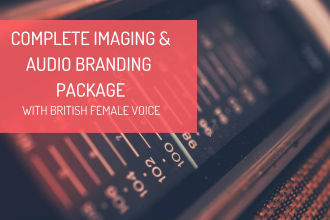 produce an original radio imaging package for your station