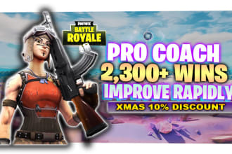 be your fortnite coach with 2,000 wins all servers