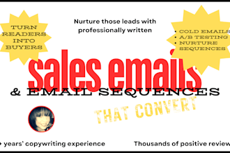 write captivating sales email copy