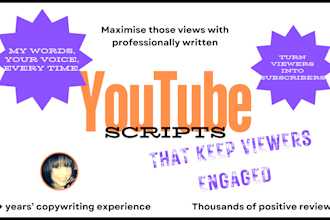 write your youtube script