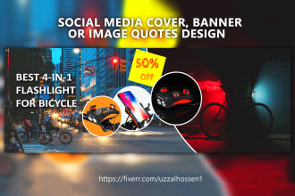 design facebook cover, web banner or image quotes