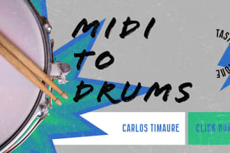 convert midi files to professional drums