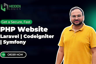 develop custom PHP website for you