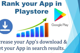 make aso, description and screenshot for rank your  app or game