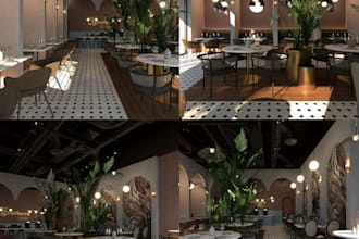 design your restaurant or any sort of commercial space
