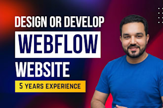 design develop and optimize a high converting webflow website
