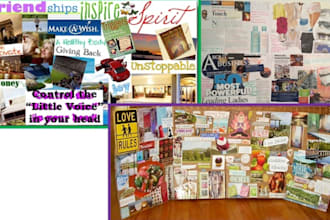give you a Guide to create a Goal Vision Board