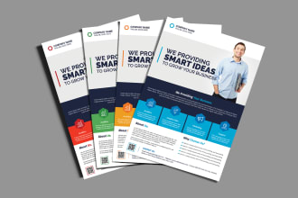 design modern business flyers or brochure