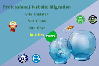 transfer, clone, backup, move your wordpress website in 4hrs