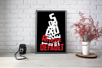do  creative typography motivational quotes or poster design