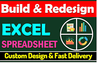 build and redesign your custom excel spreadsheet