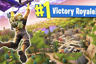 play fortnite with you to reach the victory royale