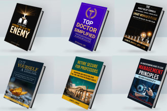 design paperback and ebook covers for kindle kdp and amazon