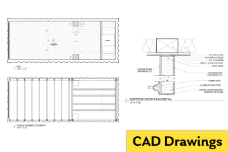 make professional 2d and 3d architectural cad drawings