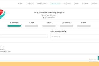create register, login and contact forms for your website
